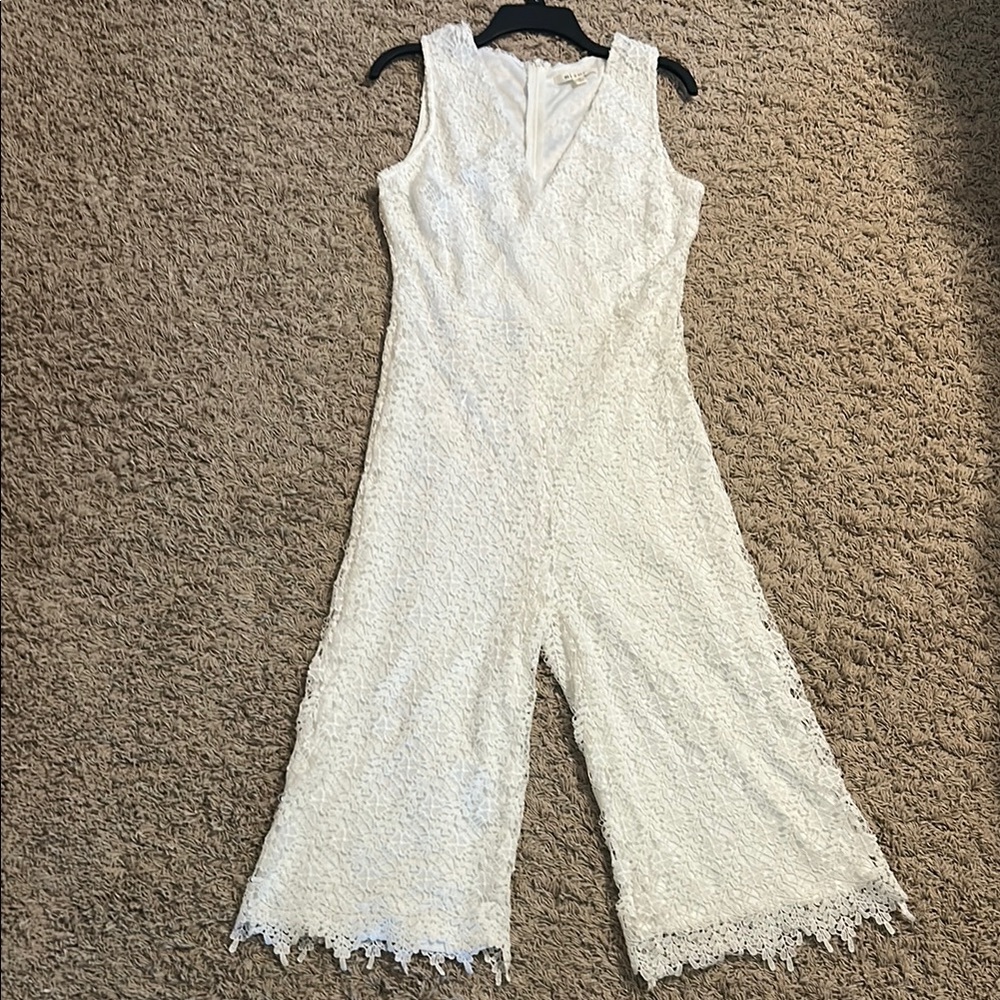 Miami White Lace Jumpsuit